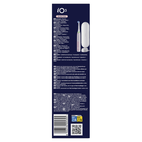 ORAL-B IO3 Rose : Brossage pro à la maison, 3 modes, Gum Guard