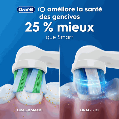 ORAL-B IO3 Rose : Brossage pro à la maison, 3 modes, Gum Guard