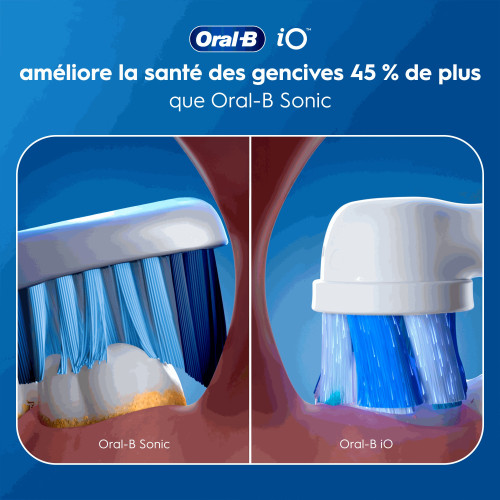 ORAL-B IO3 Rose : Brossage pro à la maison, 3 modes, Gum Guard