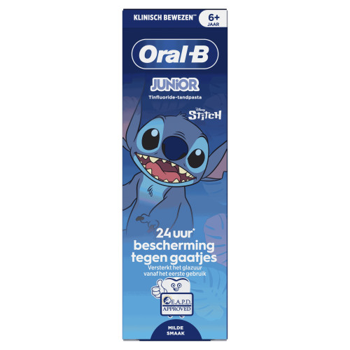 Oral B Junior Dentifrice 6+ Stitch 75ml Protection Anti-Caries 24h