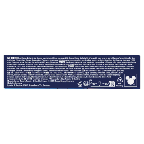 Oral B Junior Dentifrice 6+ Stitch 75ml Protection Anti-Caries 24h