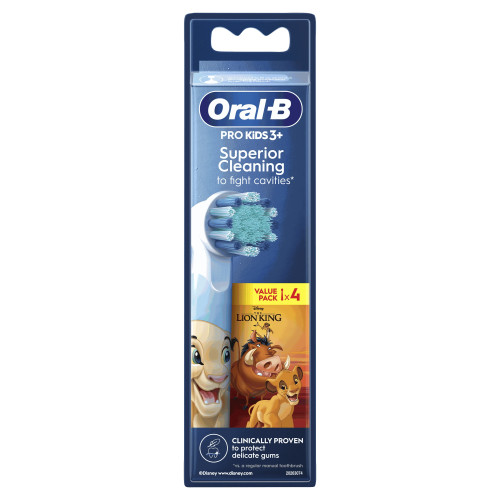 Oral B Kids Le Roi Lion Brossettes 4x Amusant et Doux Pharma360