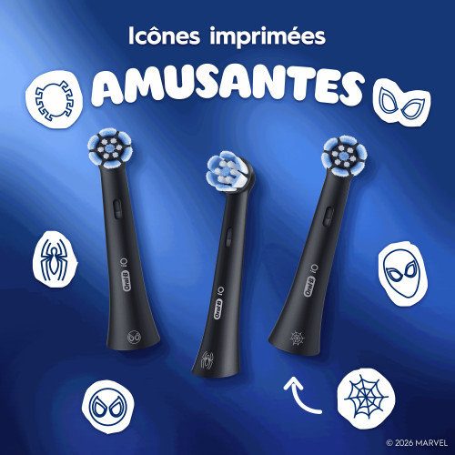 Oral-B Brossettes Spider-Man Lot de 3 Nettoyage Doux Enfant Pharma360