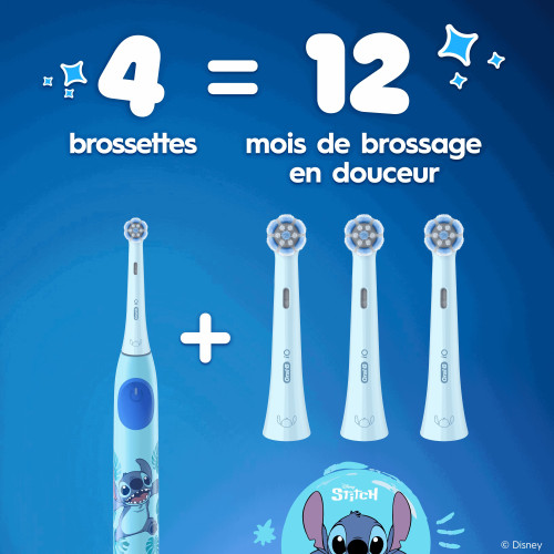 Oral-B iO Kids Brossettes x3 Brosse Ludique & Douceur Enfants Pharma360