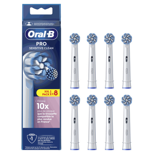 Pack de 8 brossettes Pro Sensitive Clean
