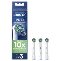 Pro Brossettes de Rechange Cross Action Lot de 3 brossettes