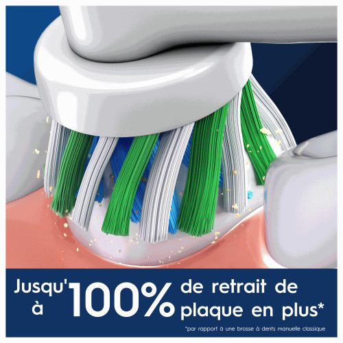 Pro Brossettes de Rechange Cross Action Lot de 3 brossettes