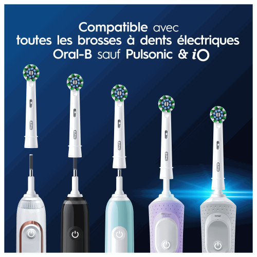 Pro Brossettes de Rechange Cross Action Lot de 3 brossettes