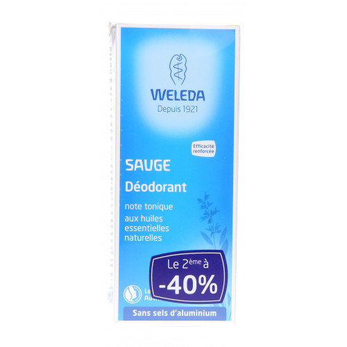 WELEDA Duo Déodorant à la Sauge Lot de 2-7976 WELEDA Duo Déodorant à la Sauge Lot de 2-7976
