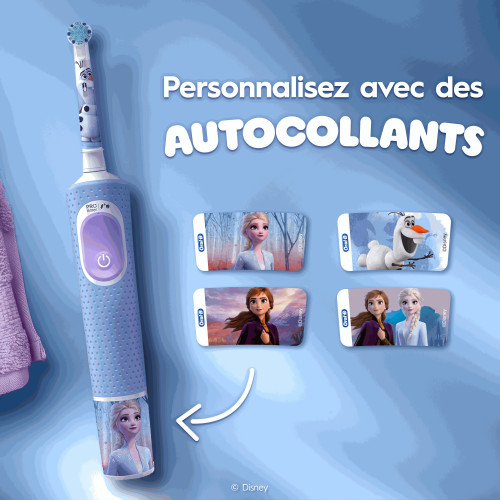 PRO KIDS 3+ Brosse à Dents Électrique La Reine des Neiges