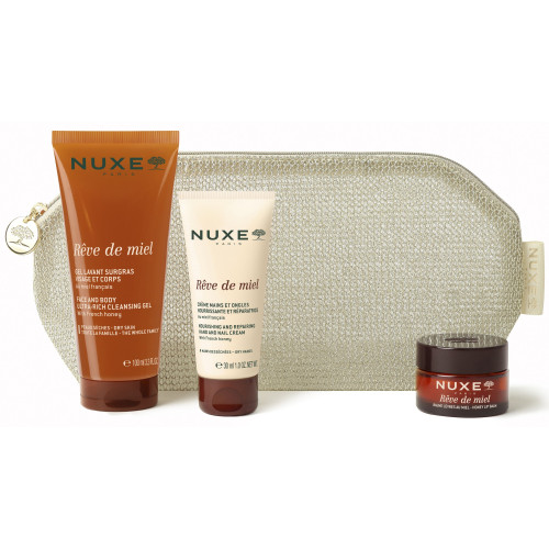 Nuxe Rêve de Miel Trio : Nourriture intense pour peau sèche et lèvres
