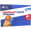 ELANCO Milbemax Chew 2 Comprimés - Vermifuge Chiens +5kg
