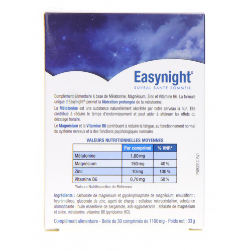 Densmore Easynight 30 Comprimés - Sommeil Réparateur