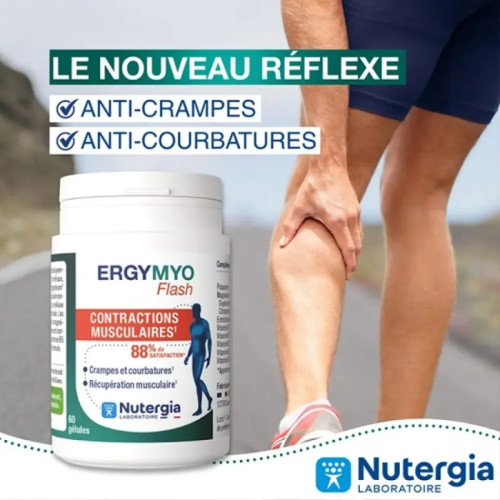Nutergia Ergymyo Flash : Anti-crampe & récupération musculaire rapide