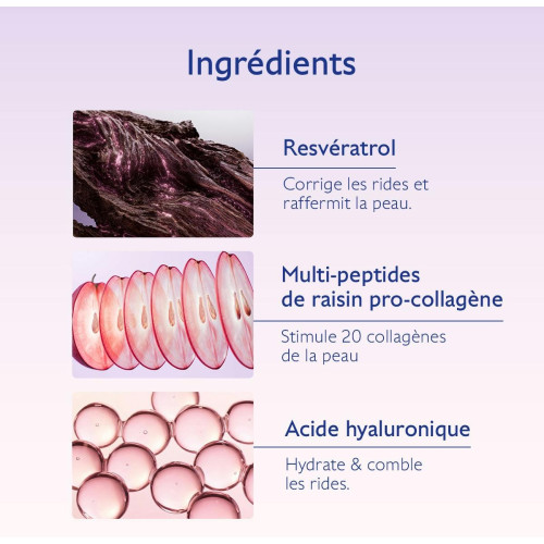 Caudalie Crème Cachemire : Lift & Fermeté avec Resvératrol - 50 mL
