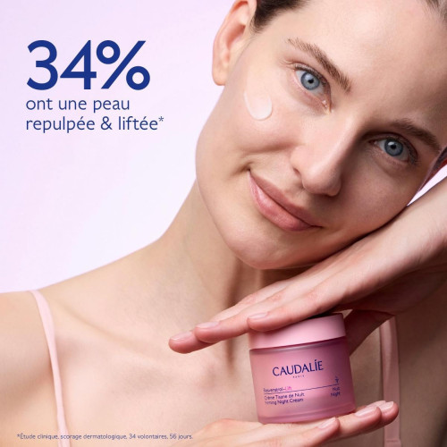 Crème Nuit Caudalie : Resvératrol-Lift - Lissez & Raffermissez