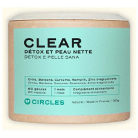 Circles CLEAR - Gélules Détox Peau Nette | Acné Hormonale