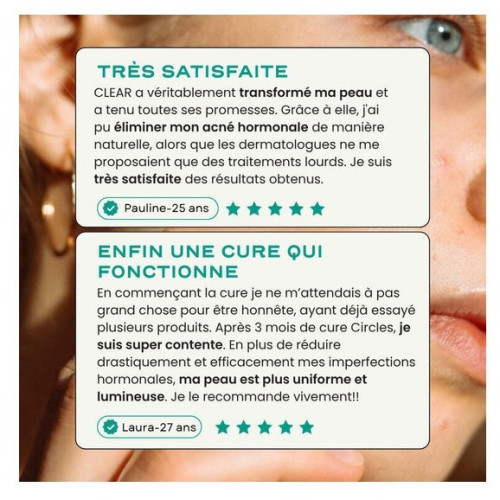 Circles CLEAR - Gélules Détox Peau Nette | Acné Hormonale