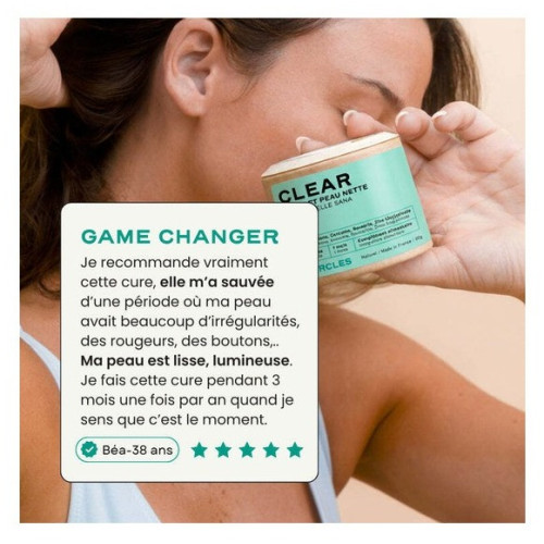 Circles CLEAR - Gélules Détox Peau Nette | Acné Hormonale