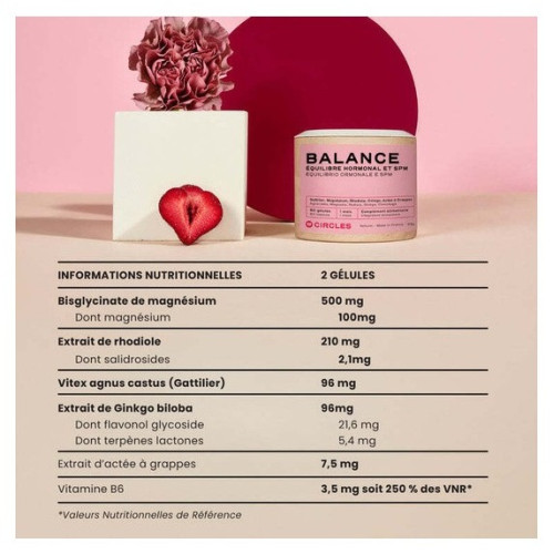 Circles BALANCE - Équilibre hormonal & SPM | 60 Gélules