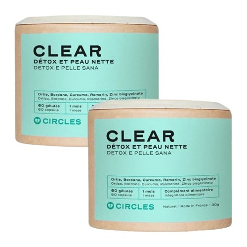 Circles CLEAR - Gélules Détox Acné Hormonale | 120 Gélules