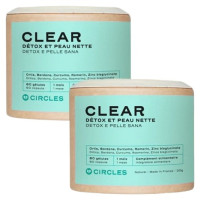 Circles CLEAR - Gélules Détox Acné Hormonale | 120 Gélules