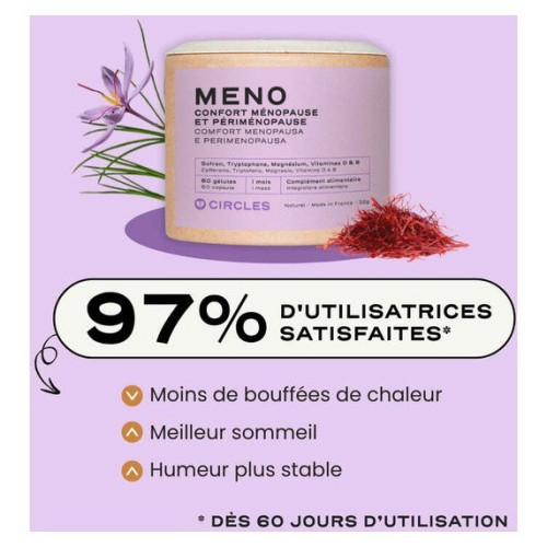 Circles Meno : Gélules pour un soulagement naturel
