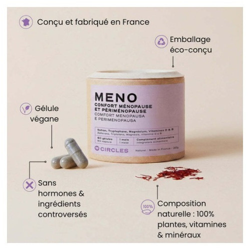 Circles Meno : Gélules pour un soulagement naturel