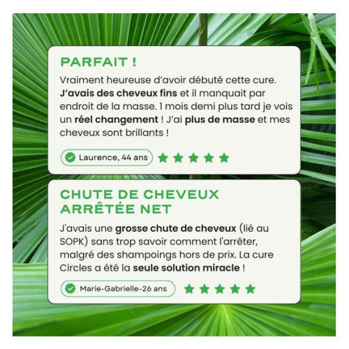 Circles GROW : Complément anti-chute cheveux - Vitamines & minéraux