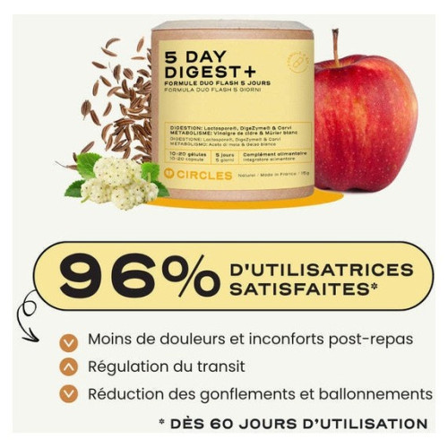 Circles Digest+ 5J : Cure flash digestion légère & ballonnements