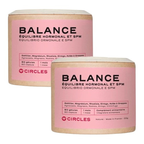 Circles BALANCE - Gélules : Équilibre hormonal & SPM - 120 Gélules