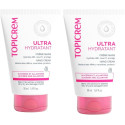 Topicrem Crème Mains : Hydratation Ultra pour Peaux Sensibles - 2x50ml