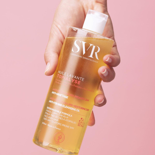 Huile Lavante SVR : Anti-Irritation Relipidante 100ml - Douceur 24h