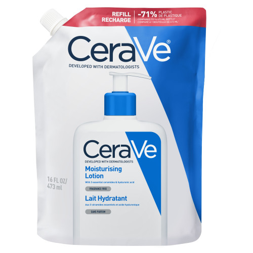 CeraVe Lait Hydratant Recharge 473ml Peau Douce et Protégée
