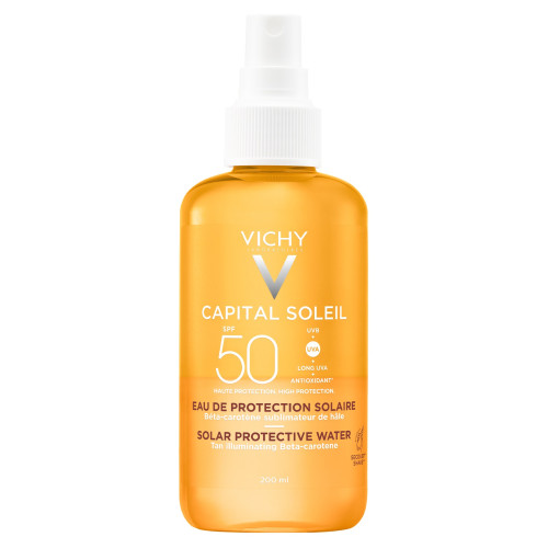 VICHY Capital Soleil SPF 50 200ml - Protection et Hâle Sublimé