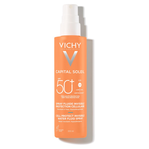 VICHY SPF50+ Spray Fluide : Protection Ultra-Légère Visage & Corps