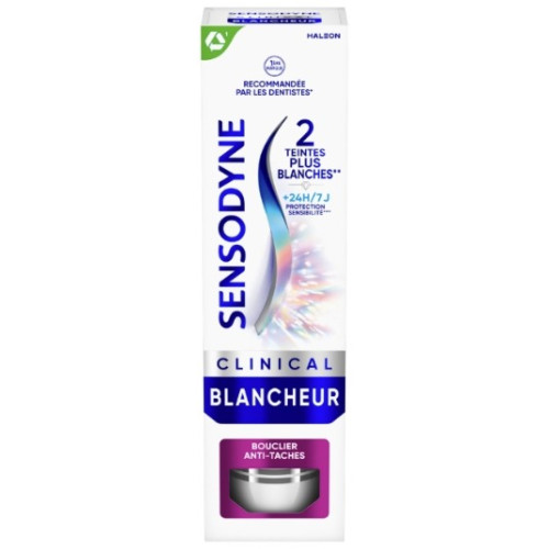 Sensodyne Blancheur : Dentifrice Anti-Taches pour Dents Sensibles