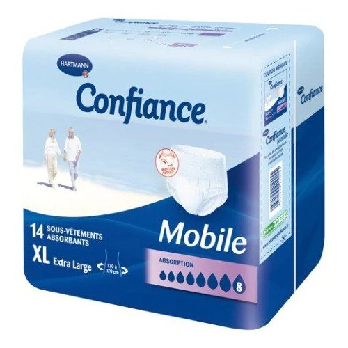 Confiance Mobile 8G XL Homme 14 Changes - Protection Urinaire Efficace
