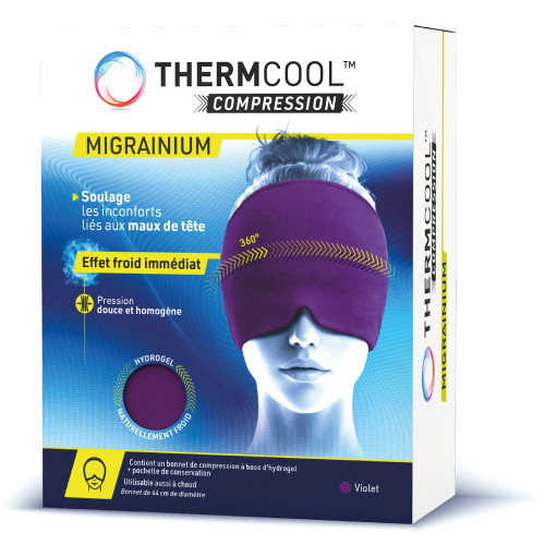 ThermCool Migrainium Violet : Soulagement migraine et fatigue oculaire
