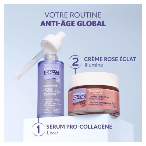 Crème Jonzac Sublim Peau Mature : Éclat & Fermeté Bio 50ml