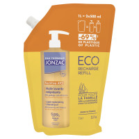 Jonzac Huile Lavante 1L : Nettoyage doux & protection anti-sécheresse