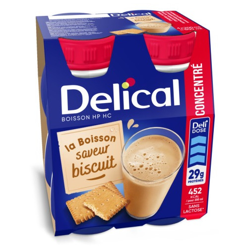 Delical Biscuit HPHC : 452 kcal & 29g protéines en 200ml