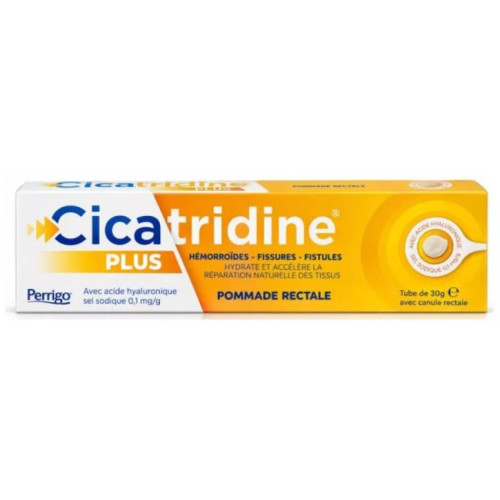 Pommade rectale Perrigo : Cicatrisation avec acide hyaluronique
