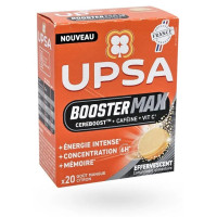 UPSA Booster Max : Énergie & concentration boostées - 20 comprimés