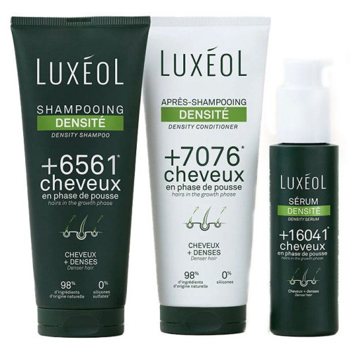 Routine Luxeol Densité : Cheveux + épais cliniquement prouvé