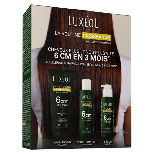 Luxeol Coffret Croissance : +6 cm en 3 mois, cheveux forts