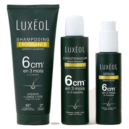 Luxeol Coffret Croissance : +6 cm en 3 mois, cheveux forts