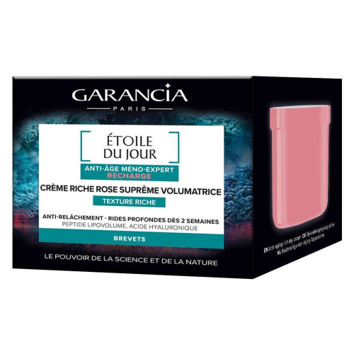 Garancia Crème Volumatrice Rose : Redensifie & Illumine Peaux Matures