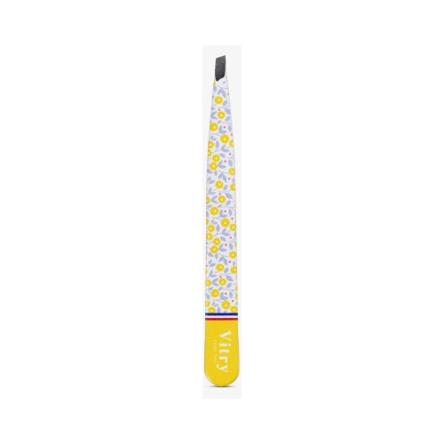 Pince à épiler Vitry Liberty - Mors biais inox 9cm, précision pro