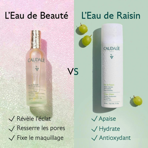 Caudalie Eau de Raisin 75 ml Hydratation et Apaisement Peau Sensible